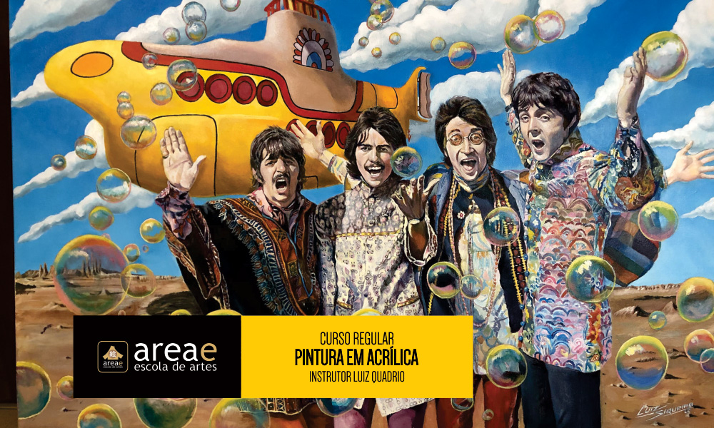 Curso de pintura em acr&iacute;lica.
