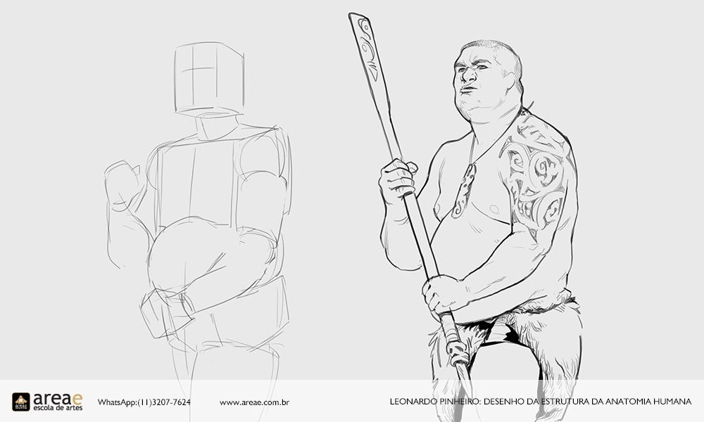 Amostra de arte do instrutor Leonardo Pinheiro