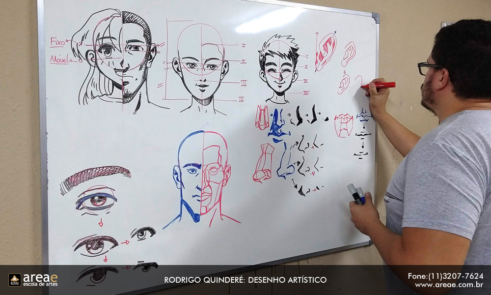 Amostra de arte do instrutor Rodrigo Quinder&eacute;