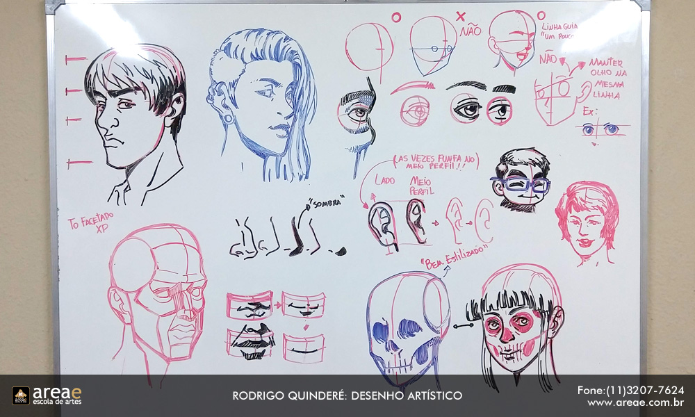 Amostra de arte do instrutor Rodrigo Quinder&eacute;